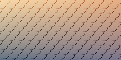 Abstract Geometric Scallop Shell Texture with Gold Gradient © Bung