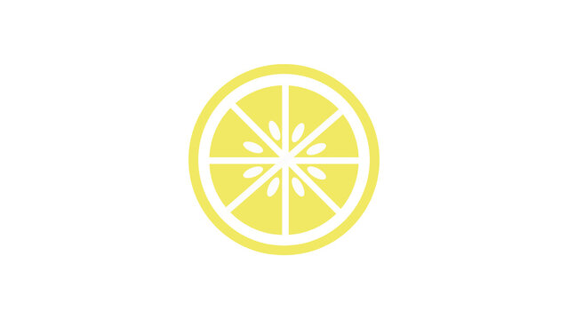 lemon symbol. lemon logo design. sign.