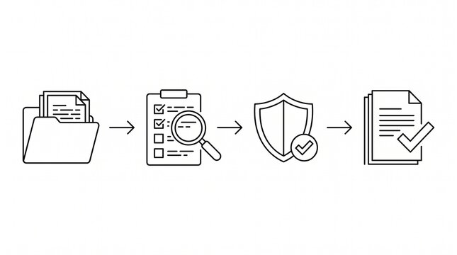 Audit Trail Verification Workflow with Document Review and Compliance Check
