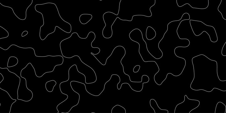 Abstract organic line pattern features winding shapes on a black background