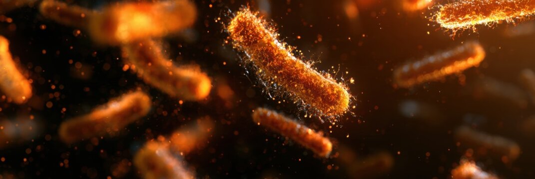 This visual shows fecal microbiota transplant, highlighting a diverse donor microbiome being transferred to a depleted recipient.
