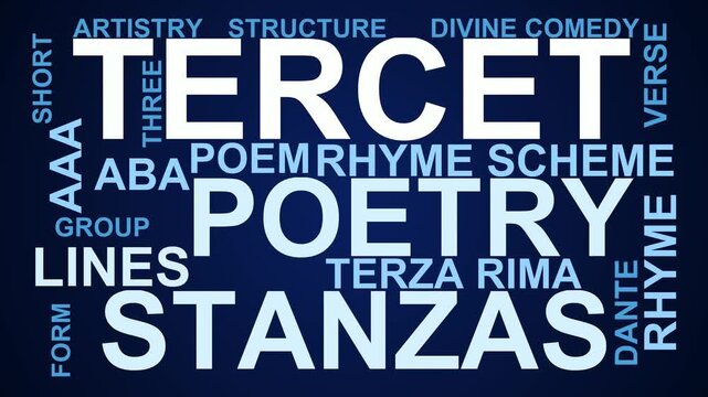 Tercet Word Cloud
