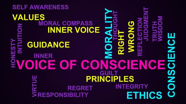 Voice Of Conscience Word Cloud