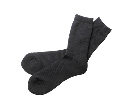 Classic Men's Black Crew Socks for Formal and Casual Wear