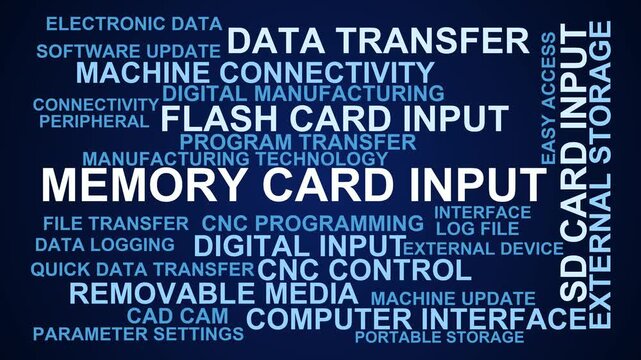 Memory Card Input Word Cloud