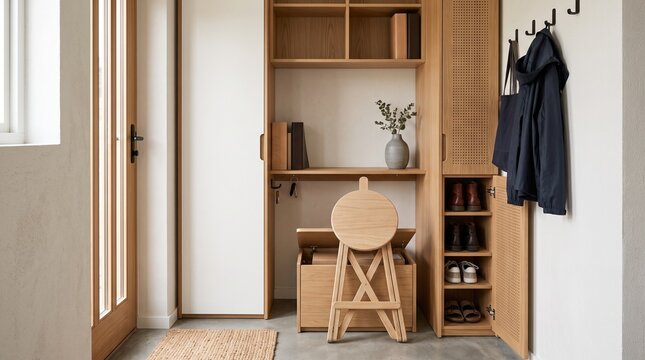 Micro Entryway With Multiple Functions