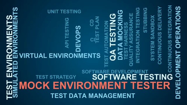 Mock Environment Tester Word Cloud