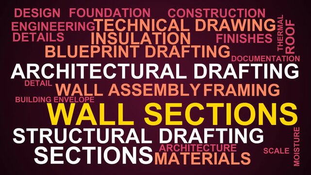 Wall Sections Word Cloud