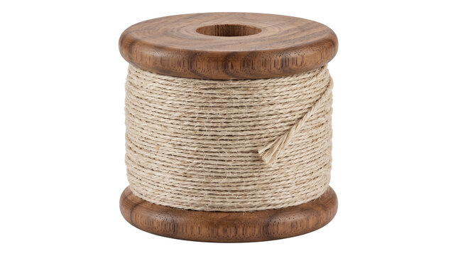thread spool isolated on transparent background