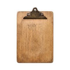 Vintage clipboard isolated on transparent background © Astral Pixel