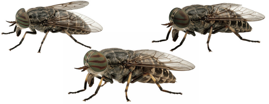 Realistic isolated transparent background horsefly illustration for