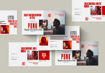 Creative Fashion Presentation Template with Bold Typography