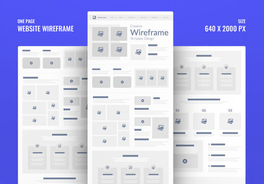 Wireframe Template Layout