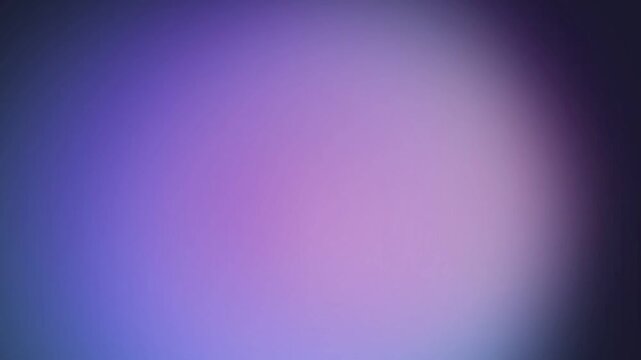 A vibrant spectrum of deep indigo and soft magenta light transitions across the frame to create an atmospheric gradient that suggests a calm ethereal presence within the vastness of the universe