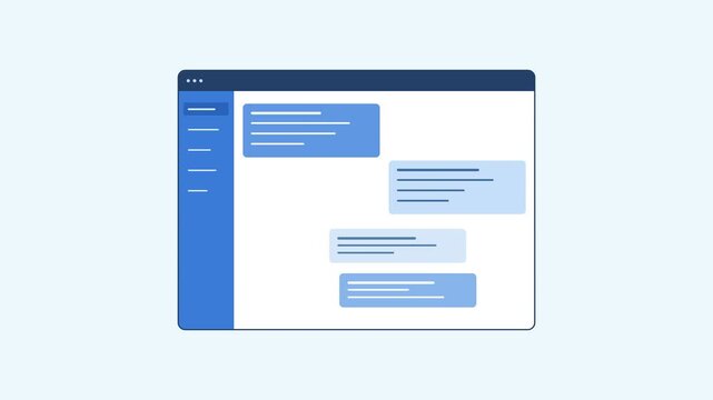 Responsive software dashboard layout transition