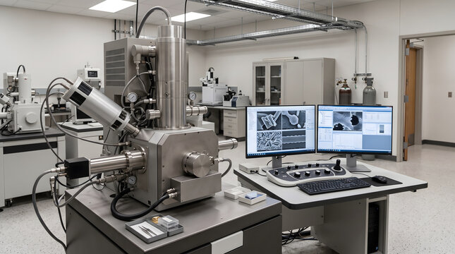Scanning Electron Microscope SEM in Materials Research Laboratory
