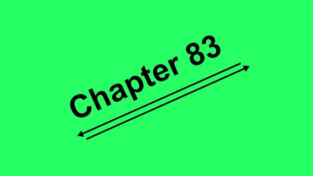 Abstract Chapter 83 Title page text Educational literature book chapter on black background. educational or presentation slide educational slide book chapter.