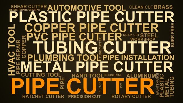 Pipe Cutter Word Cloud