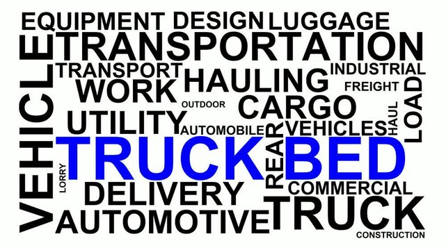 Truck Bed Word Cloud