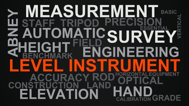 Level Instrument Word Cloud