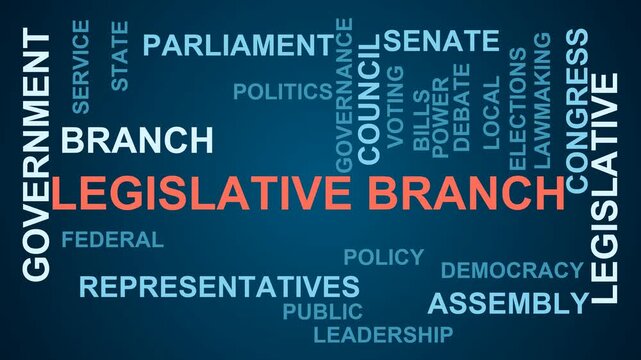 Legislative Branch Word Cloud