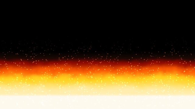 Realistic roaring fire flames rising along the lower border creating a dramatic visual for modern backgrounds
