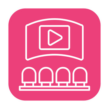 IMAX Screen Vector Icon