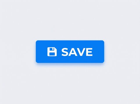 Save Button With Floppy Disk Icon