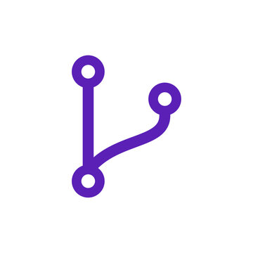 Git branch glyph icon for vibe coding