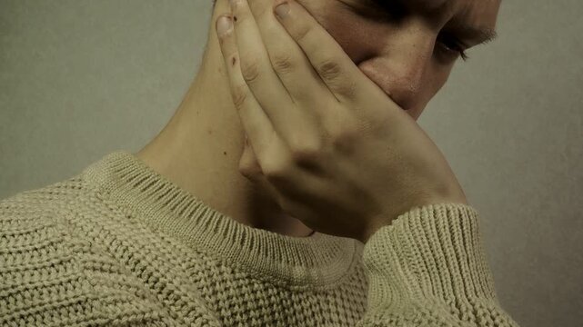hands and prayer with person at desk in apartment for hope, opportunity or request.