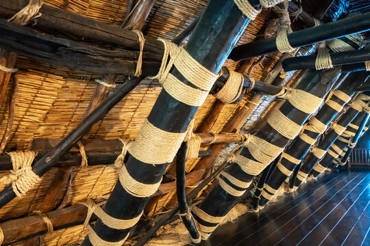 Roof structure of a traditional house in Shirakawa-go, Japan