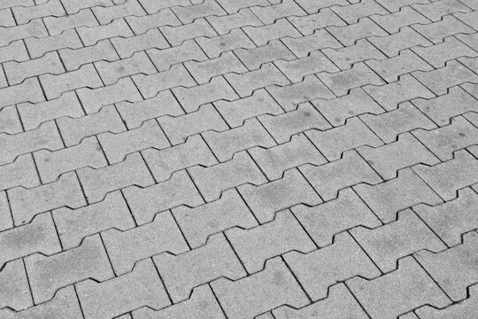 Interlocking Concrete Pavers Pattern for Urban Walkway and Landscape Design