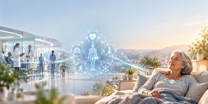 AI Continuity of Care Network From Home to Hospital