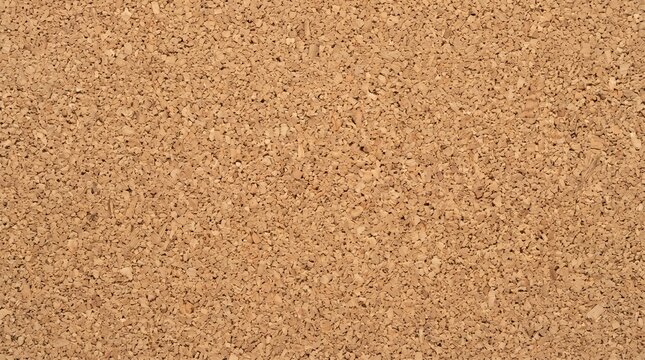 Natural brown cork board texture surface ideal for noticeboard backgrounds, office memo boards, and craft projects