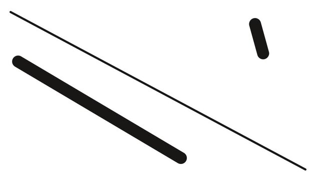 Various sticks or rods or straight stripes twitch on the screen.