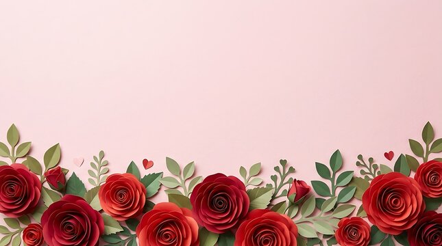 A beautiful valentine's day floral arrangement featuring vibrant red roses and lush green foliage