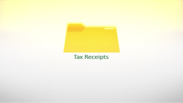 Generic Desktop Folder - Tax Receipts