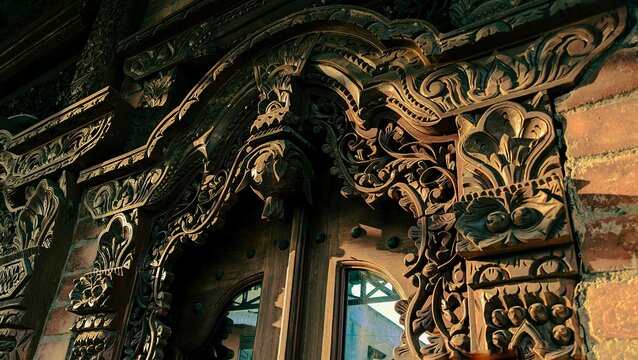 javanese traditional wood carving