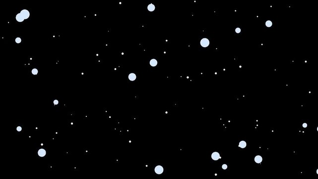 Soft Falling Snow Overlay with Alpha Channel