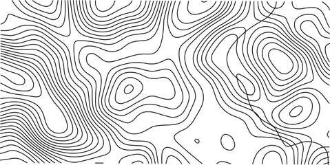 Topographic map design showing contour lines indicating elevation changes in a monochrome artistic style with topography cartography geography landscape  © Khadiza