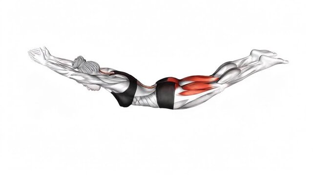Superman &ndash; Lower Back Strengthener