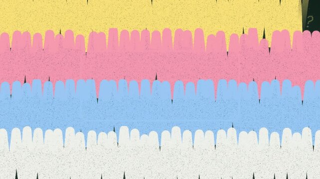 Colorful chalk scribbles cover a full math blackboard and pull away to reveal a fresh board with a title frame. Chalkboard scene transition and intro for education videos