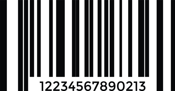 Barcode icon set. Scanner pricing symbols. Product code identification and market checkout signs