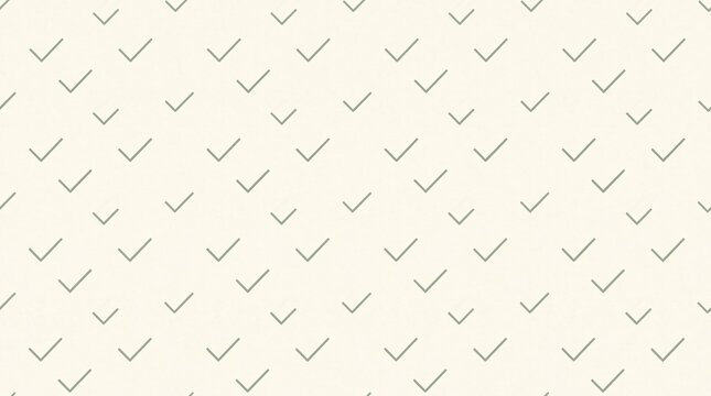 Minimalist geometric checkmark pattern background