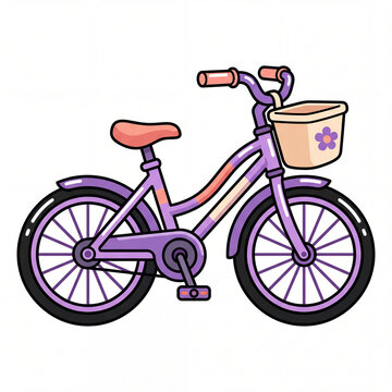 vector illustration of a bicycle