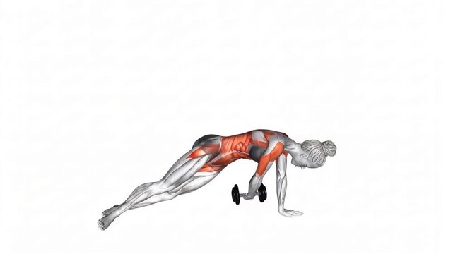 Dumbbell Side Plank with Rear Fly &ndash; Obliques & Back Double Duty