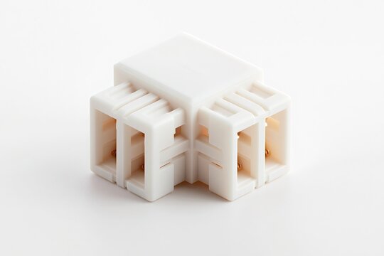 White Modular Cube Assembly