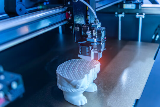 3D printer or additive manufacturing and robotic automation technology.