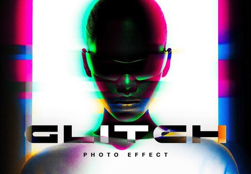 RGB Glitch Effect For Poster And Social Media Design