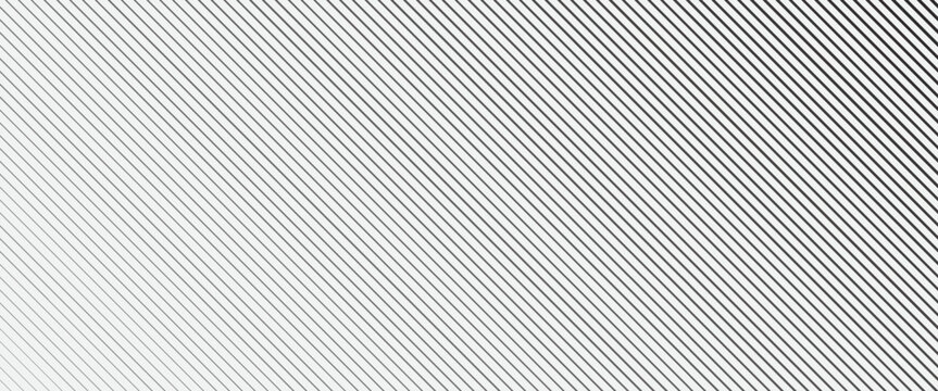 Thin slash line seamless pattern. Repeated fine diagonal lines background. Pinstripe linear wallpaper. Abstract tilted slanted stripes backdrop. Repeating oblique strip texture overlay. Vector